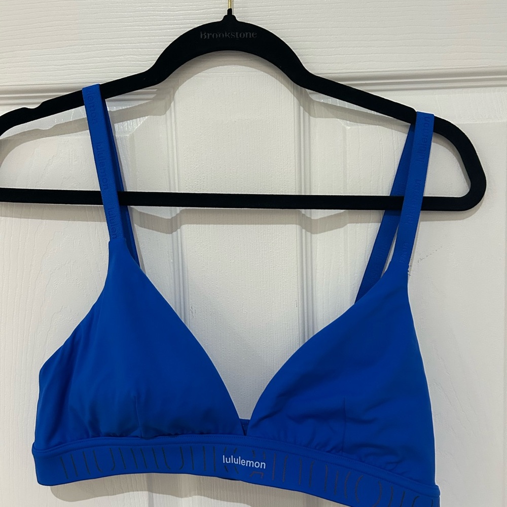 lululemon athletica Blue strappy Sports Bra